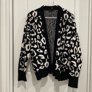 Express Sweater Black and White Size M
